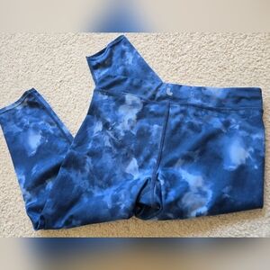 🌈Lole GIRLS Blue Tie-Dye Leggings